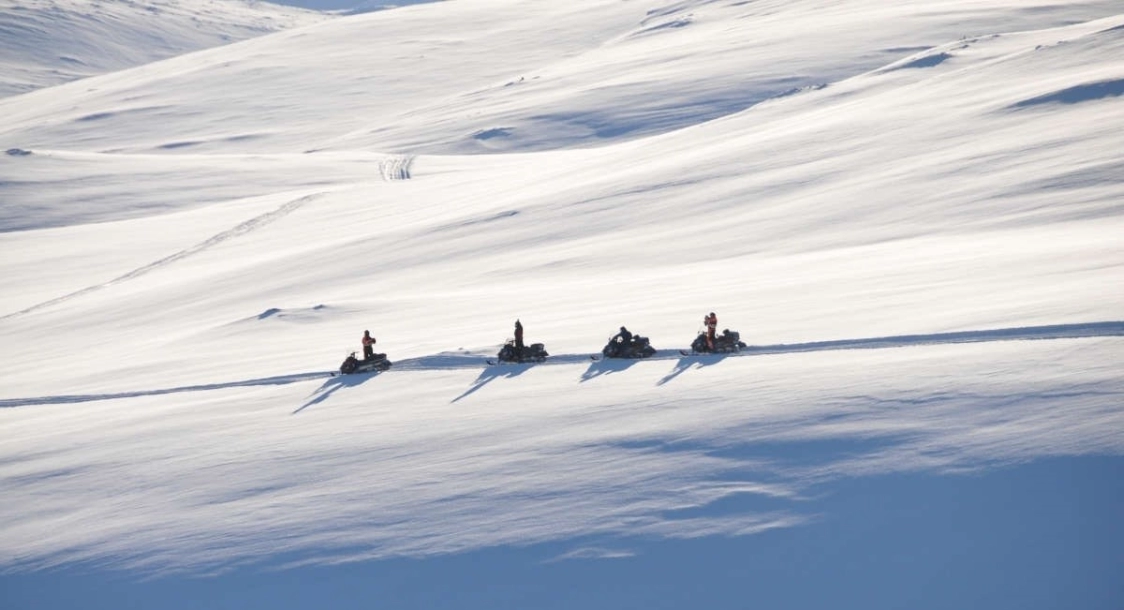 Schneemobil-Raid im Herzen der Taiga